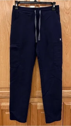 Navy FIGS Yola Skinny Scrub Pants thumbnail 1