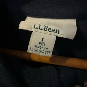 LL Bean‎ Fleece Jacket Womens Size L Full Zip Blue thumbnail 2