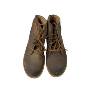 Born CELE Ankle Boots Women's 9.5 41 Suede Rugged Leather Lace Up Booties thumbnail 2