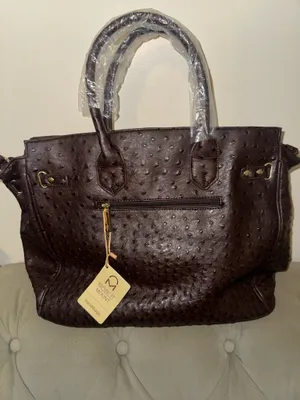 Noble Mount London Ostrich Office Tote Bag brown thumbnail 2