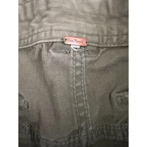 Free People "Every Rose" Zippered Cargo Graffiti Pants 8 thumbnail 6