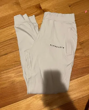 Alphalete Light Grey Joggers Size Small thumbnail 2