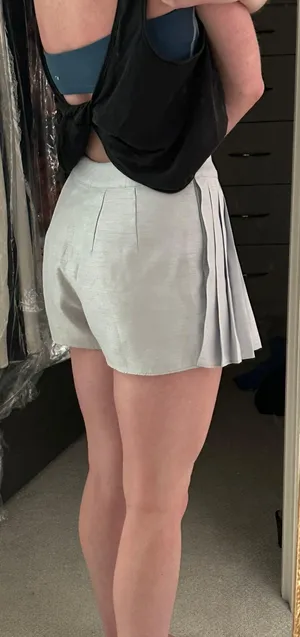 Mini Skort Silver Size XS thumbnail 4