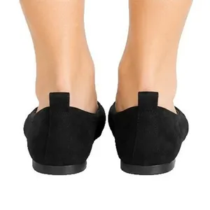 Journee Womens Flats Size 7.5 Black Tannya Slip-On Round Toe Ballet Dress Shoes thumbnail 6