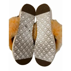 Ugg Holly‎ Fluffy Fur Orange Zinnia Slingback Thong Sandals Women'S Size 8.5 thumbnail 8