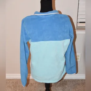 Columbia blue 1/4 button fleece, no signs of wear size medium thumbnail 2