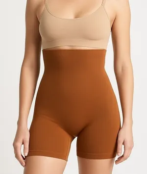 Skims Sculpting High Waist Mid Thigh Shorts‎ Cinnamon Brown Shapewear Size M/L thumbnail 1