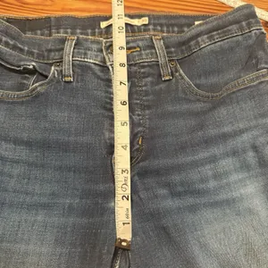 Levis 315 Jeans Womens 30 Blue Shaping Boot Cut Mid Rise Medium Dark‎ Wash Denim thumbnail 8
