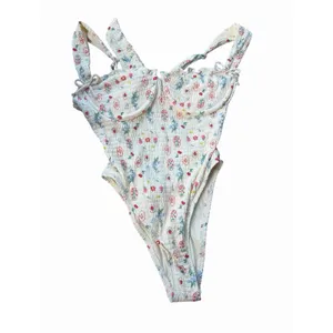 NEW DIPPIN' DAISY'S Fleur One Piece Swimsuit Printemps Smocked Underwire S thumbnail 5