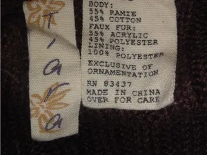 TIARA M Golden Creme Brown Fur Sweater Vest thumbnail 6