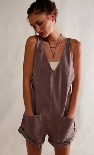 Free People Overall Shorts thumbnail 1