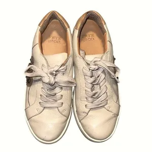 Frye & Co. Leather Lace Up Casual Sneaker Flower Embellishment Women’s‎ Size 6 thumbnail 2