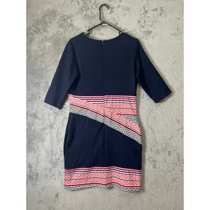 Hutch‎ Kellen Sheath Dress Anthropologie Blue Striped Knit Office Preppy M New thumbnail 4