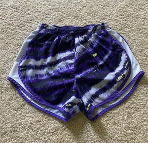 Nike Purple Patterned Tempo Running Shorts thumbnail 1