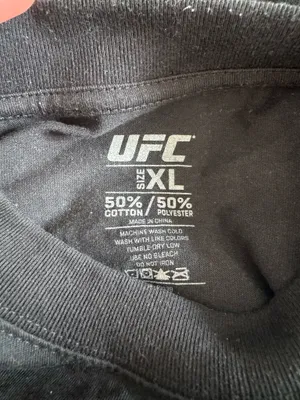 UFC men’s graphic tee Black Size XL thumbnail 2