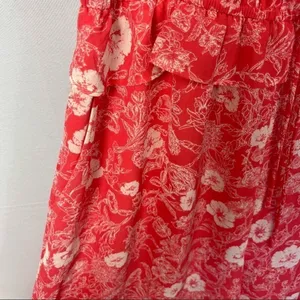 Red Dress Boutique NEW‎ A Loves A Pink Floral Ruffle Sleeveless Jumpsuit M thumbnail 10