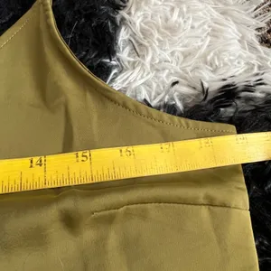 A New Day Olive Green Cami Tank Top Y2K‎ 2000s Layering Boho 90s Vintage Medium thumbnail 7