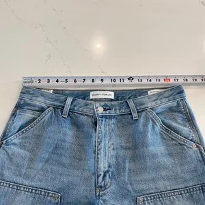 Aritzia‎ Denim Forum The Lou Low Rise Carpenter Loose Fit Utility Cargo Jeans thumbnail 10