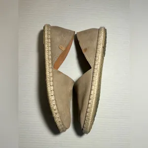 Verbenas Carmen‎ Espadrilles Tan Leather Suede Flat Slip On Womens 41 US 10/10.5 thumbnail 5