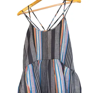 NWT Outerknown‎ Cielo Dress Open Back Women's Small Organic Cotton Tiered Beach thumbnail 6