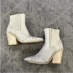 Steve Madden Multi Leather Pointed-Toe Western Booties thumbnail 3