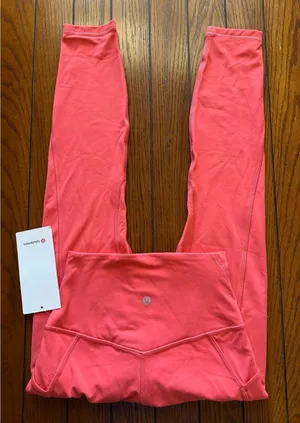Lululemon Align With Pockets High-Rise 25” Pale Raspberry Size 4 NWT thumbnail 1