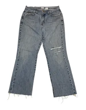 Calvin Klein Jeans Flare Distressed Denim thumbnail 1