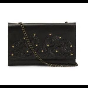Patricia Nash Leather Clutch Crossbody Chain Bag Studded Italian Leather thumbnail 4