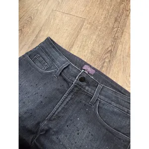 NYDJ Dark Wash Rhinestone Jeweled 10P Bootcut Denim Jeans thumbnail 3
