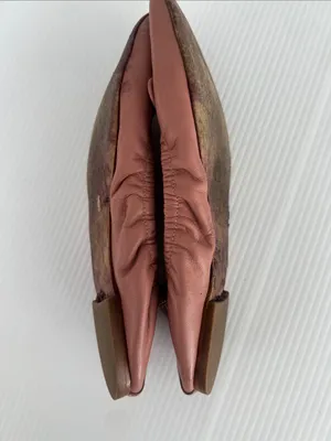 Tory Burch Dusty Rose Leather Ballet Flats with Bow thumbnail 4