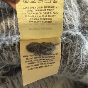 Sleeping On Snow Anthropologie Gray White Wool Blend Sweater‎ Women Medium Shirt thumbnail 6