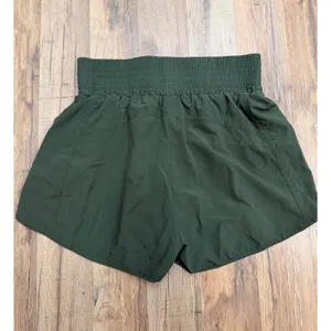 BCG Women's Olive Green Running Shorts Medium Zip Pocket‎ Activewear thumbnail 3