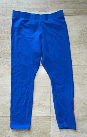 NIKE‎ Women’s Size Small Blue Cotton Legging thumbnail 1