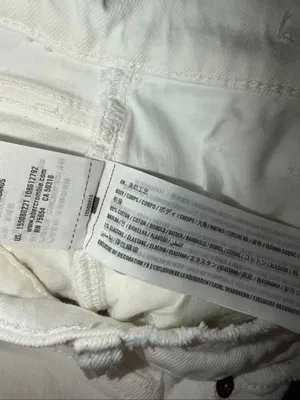 Abercrombie & Fitch The 90s Straight Ultra High Rise White Distressed Jean 29/8L thumbnail 10