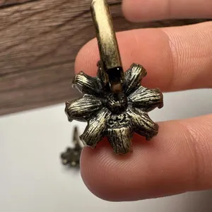 Chloe & Isabel Mirabelle Crystal Flower Drop Earrings thumbnail 4