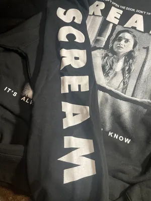 Scream Crewneck Black Size L thumbnail 3