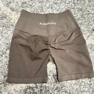 Alphalete Mocha Amplify Shorts thumbnail 2