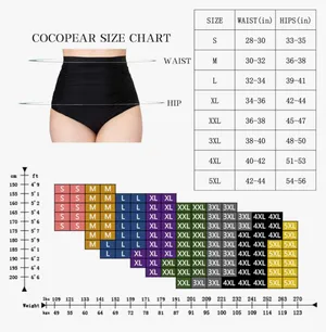 COCOPEAR Women's Ruched High Waisted Bikini Bottom Retro Vintage Swim Short Tankinis thumbnail 5
