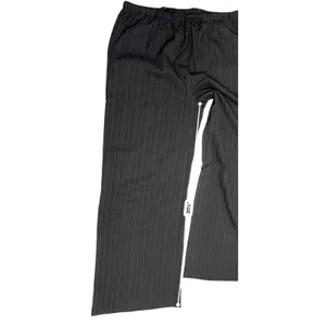 Women's Crinkle Wide Leg Slacks‎ XXL Lightweight Summer Black NEW thumbnail 7