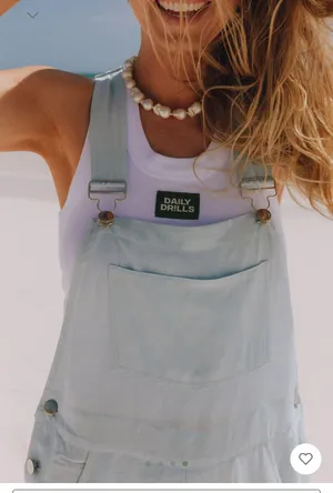 Daily Drills Linen Overalls thumbnail 5