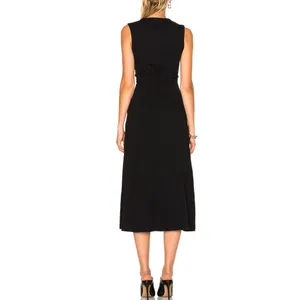 ALEXANDER WANG Cotton Jersey Twist Front Muscle Dress Medium thumbnail 6