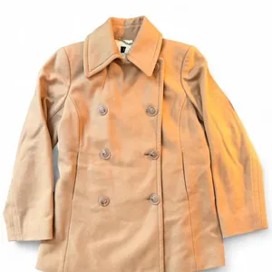 J.Crew Camel Wool Blend Double Breasted Peacoat Thinsulate Women’s Small thumbnail 1