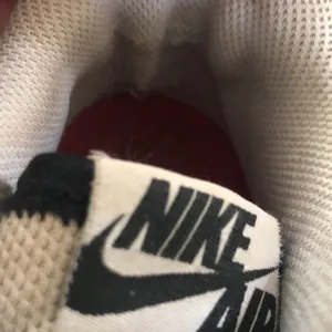 Nike Air Force 1 React White Black Red Sneakers CD6960-100 Sz 6Y D/MS/X Leather thumbnail 7