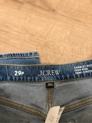 J. Crew Charley Kickout Crop High Rise Semi Stretch thumbnail 3