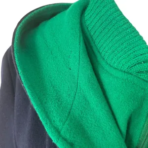 Vintage Authentic MacKintosh Vestcoat Navy Blue Green Button Wool Coat Hooded 14 thumbnail 9