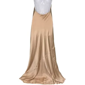 Show Me Your Mumu Jasmine Halter Maxi Bridesmaid Dress Champagne S thumbnail 7