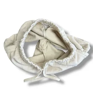 Talentless 100% Cotton Fleece Lounge Shorts Women’s Medium Cream Off White‎ thumbnail 7