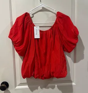 Monkees Crop Top Red thumbnail 1