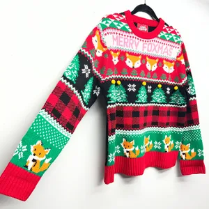 Urban Heritage Foxy Ugly Christmas Chunky Sweater Womens XL Holiday Party Event thumbnail 7