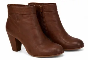 Steve Madden Nina Leather Ankle Booties – Women’s Size 8 thumbnail 1
